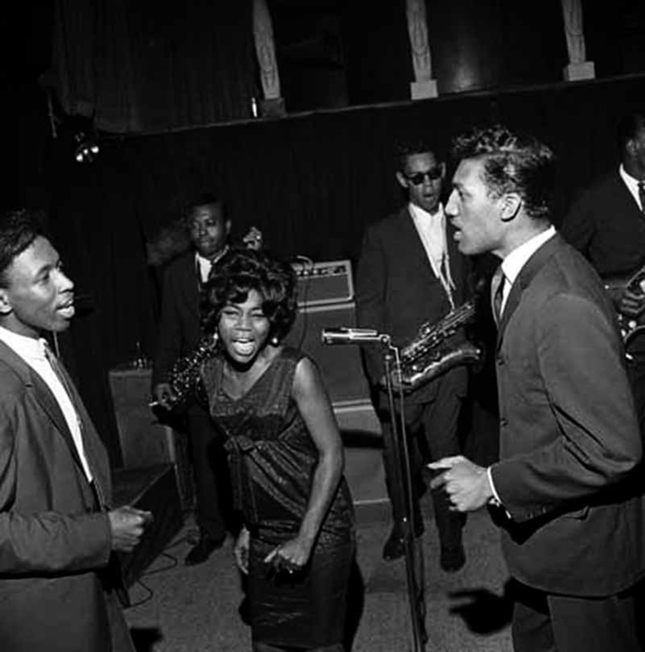 The Bennie Sharp Band with Jessie, in 1964.