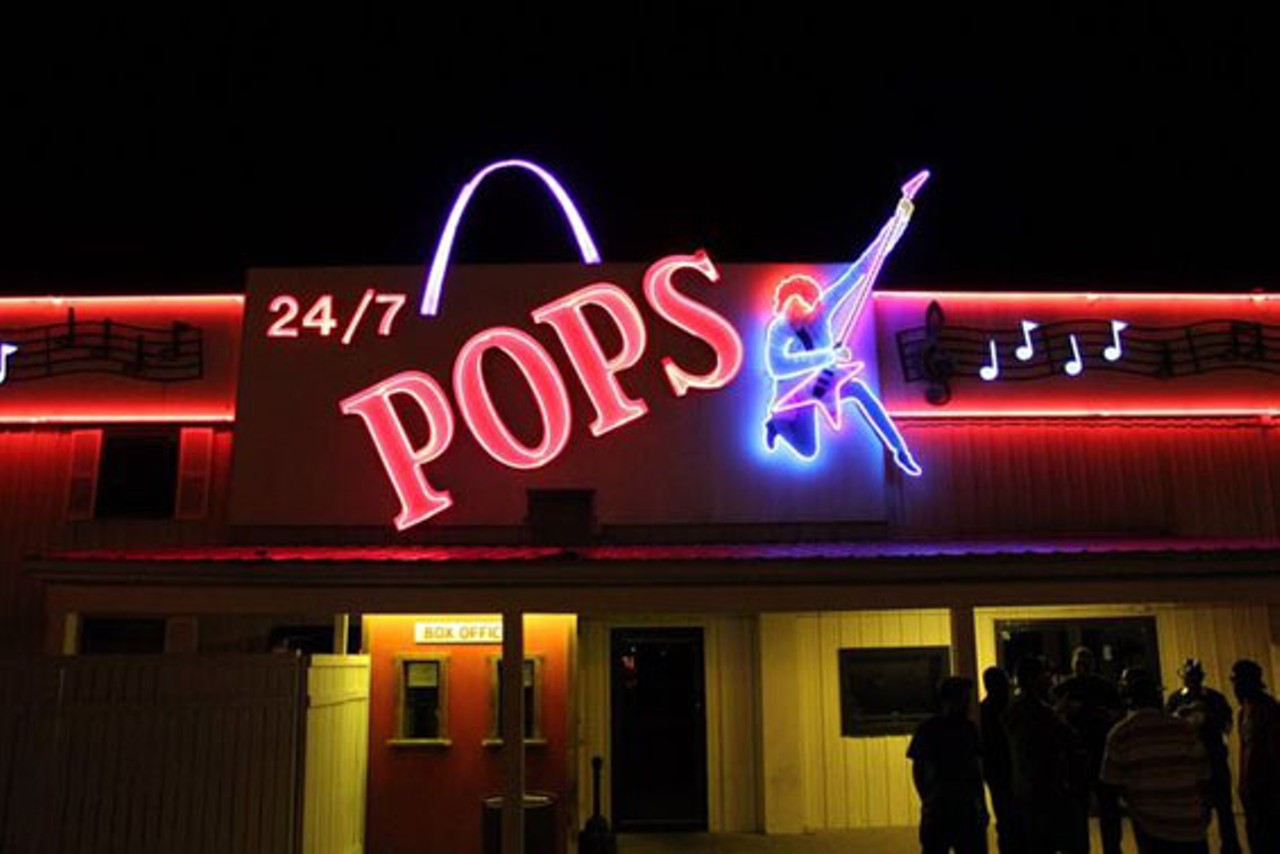 25. Some nights the best part of about drinking in St. Louis is leaving St. Louis and heading east at 3 a.m. to drink until dawn; first at a casino, then at Pop's. (Provided you take a cab there and back or have a few teetotaling friends.)