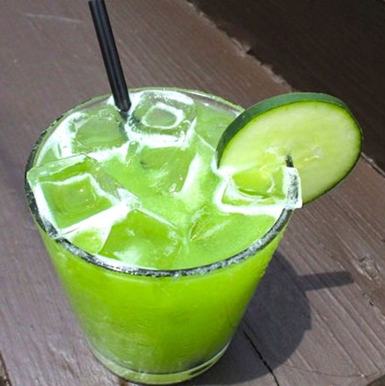 The Royale's "Subcontinental" is comprised of gin and Cointreau with fresh lime and cucumber juices.