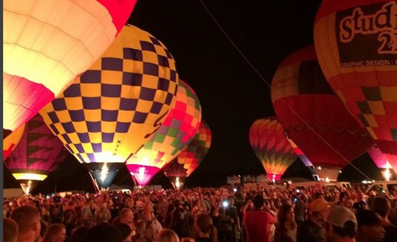 The Great Forest Park Balloon Race
Forest Park Central Field
Jefferson Dr.
St Louis, MO
info@greatforestparkballoonrace.com
This Forest Park tradition awes crowds every September -- and admission is free. Don't miss the balloon glow, complete with food trucks and a fireworks display. Photo courtesy of Instagram / slick_fisher.