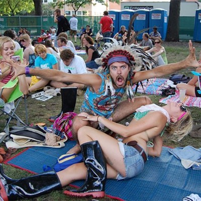 40 Ridiculous People in Headdresses at Music Festivals