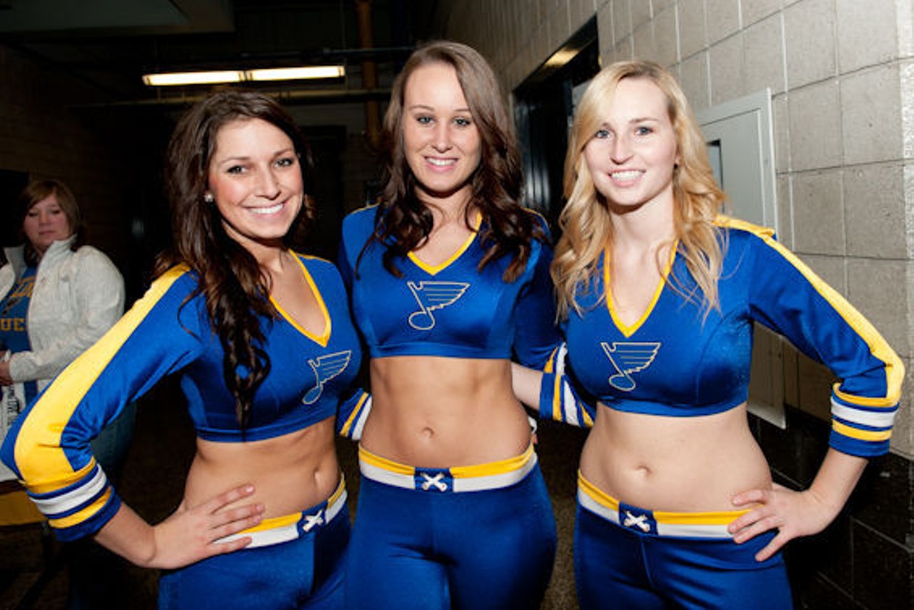 After a months-long lockout, NHL players finally got back to work in January and the St. Louis Blues held their home-opener on January 19, crushing the Detroit Red Wings 6-0, making fans very happy.. See more St. Louis Blues fans. Photo by Jon Gitchoff.