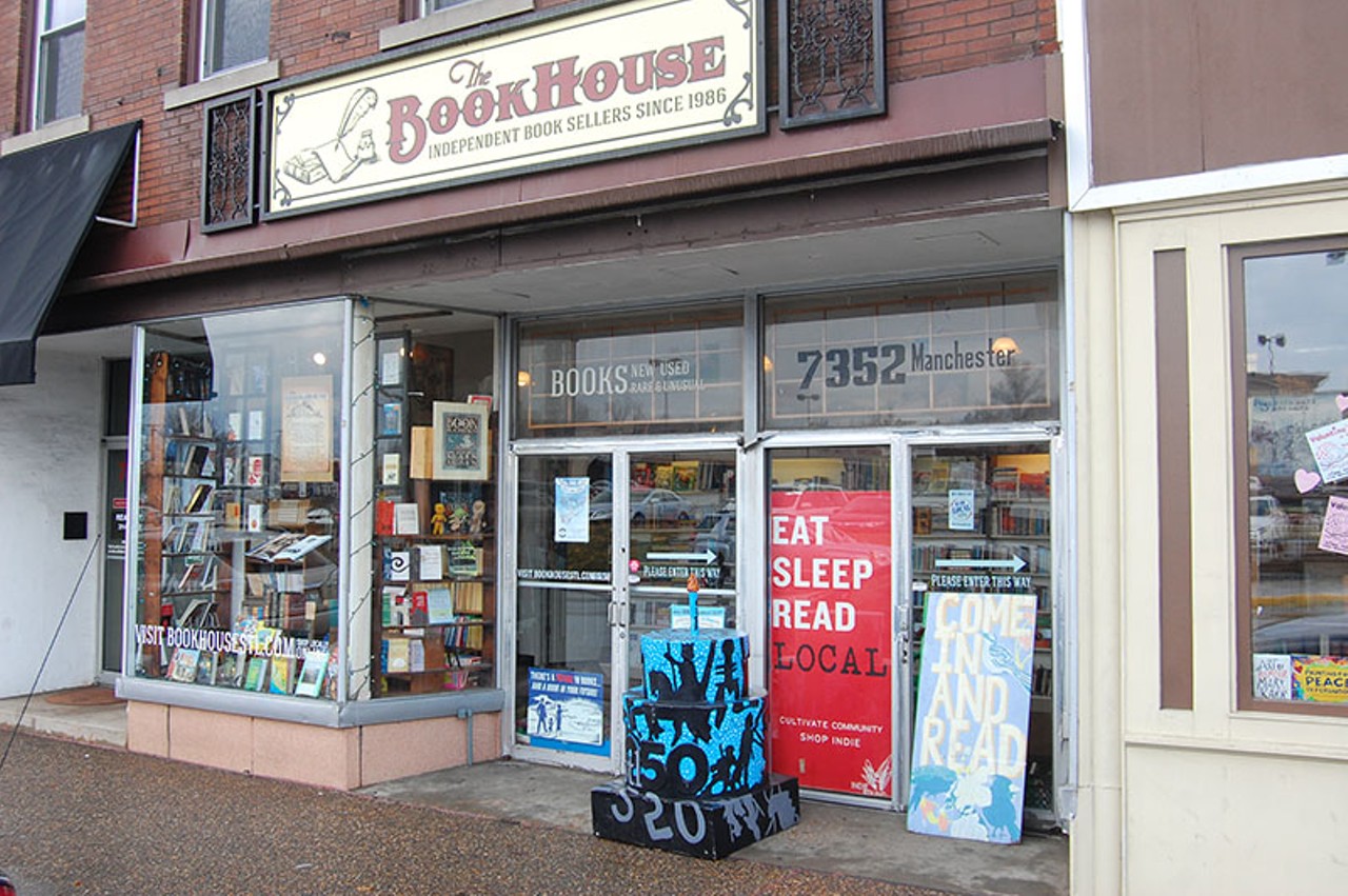 The Book House
7352 Manchester Rd.
St. Louis, Mo. 63143
Rows upon rows of books (more than 350,000!) decorate this downtown Maplewood storefront.