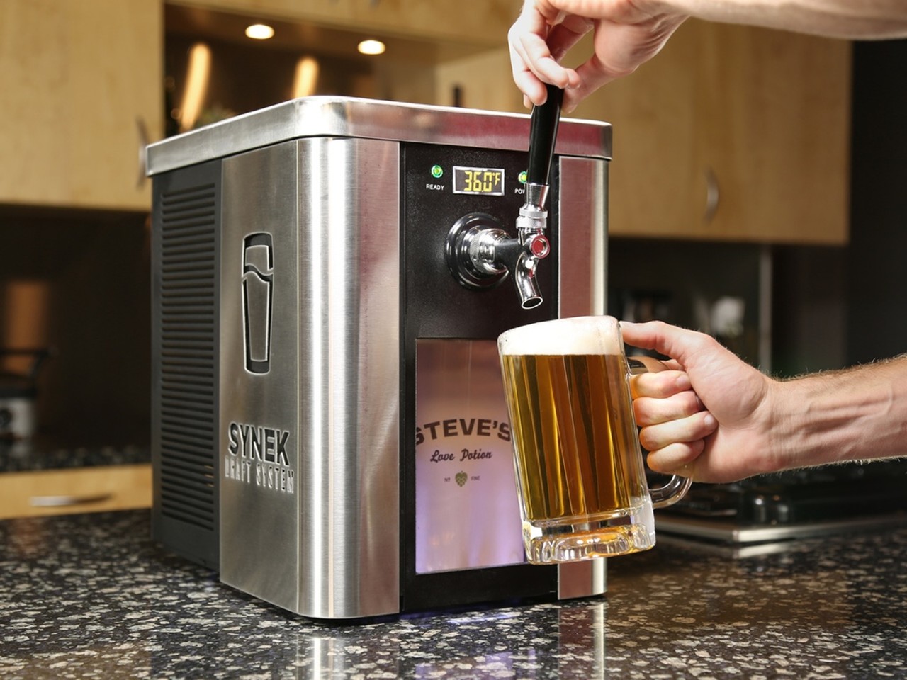 No. 8: Picture it: drinking the perfect beer, on draft and at home. What could be better? Steve Young has made it possible.
Photo courtesy of Kickstarter / SYNEK.
