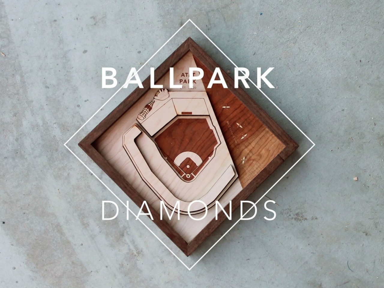 No. 2: We in St. Louis take our baseball seriously -- and now you can commemorate your favorite stadium (did someone say Busch?) on your wall with Ballpark Diamonds by Stadium Graph.
Photo courtesy of Kickstarter / Stadium Graph.