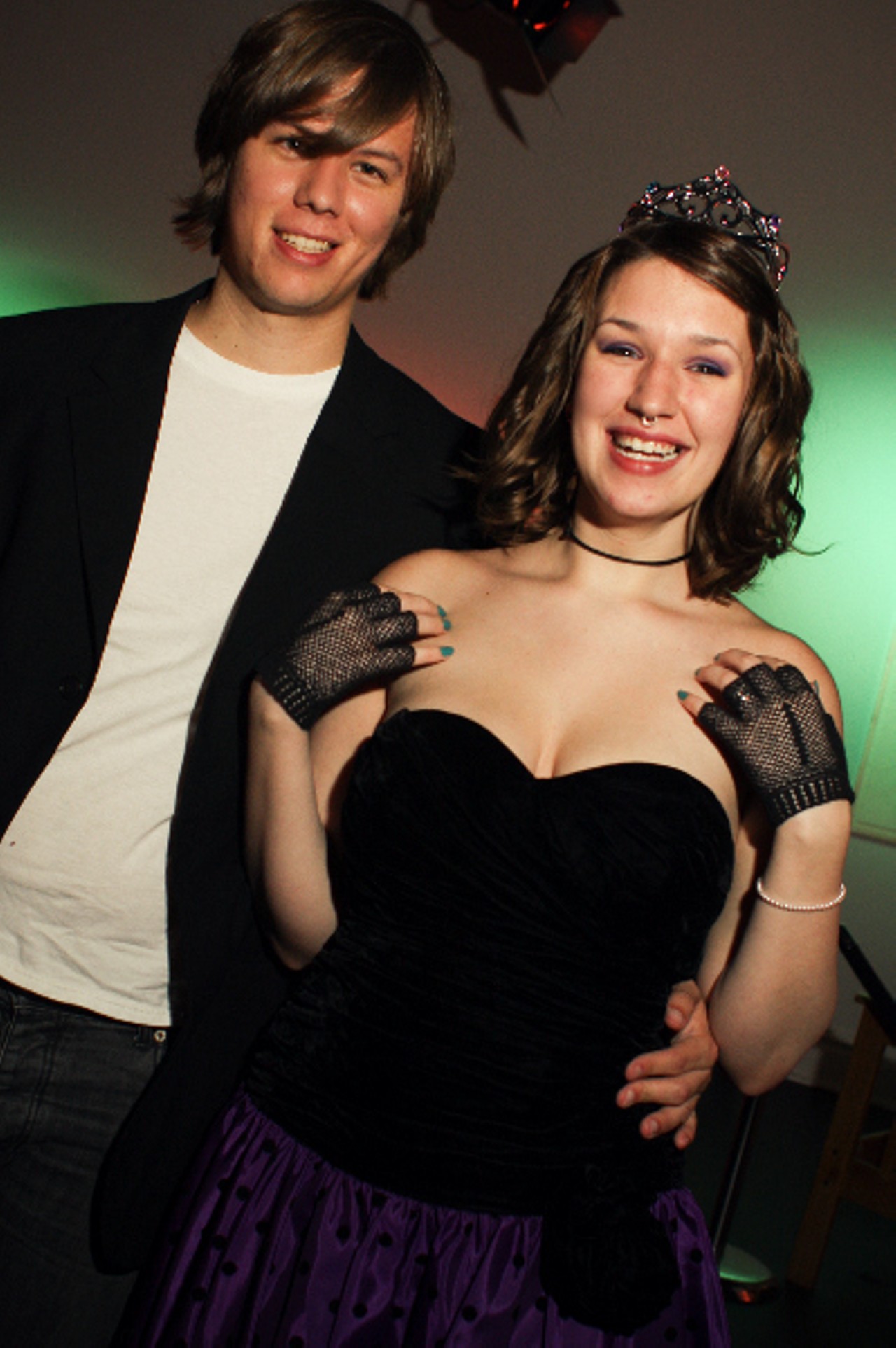 Matt Stuertz and his prom date Bridgette Flynn.