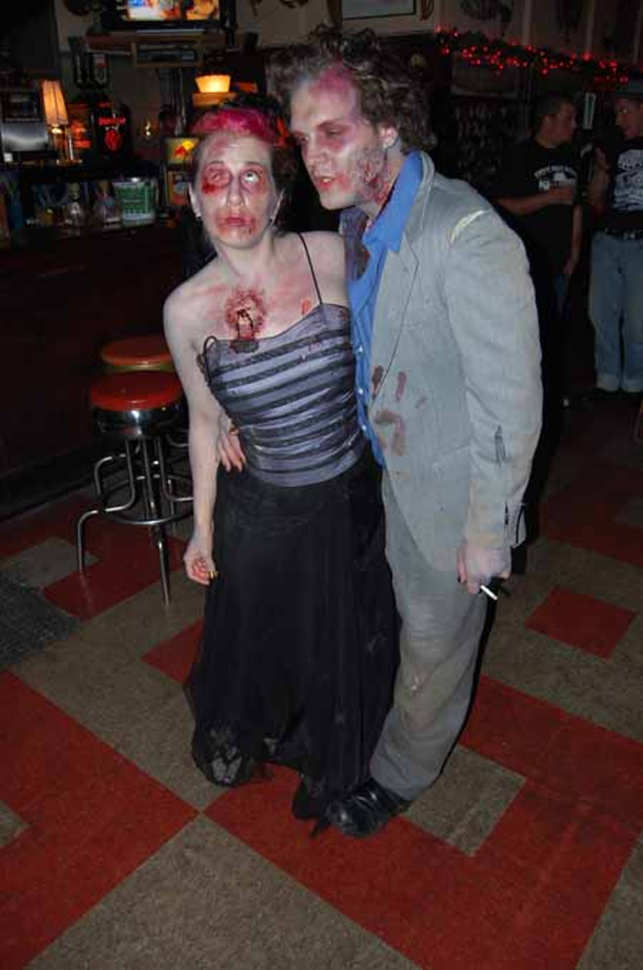 Zombie prommers at the Way Out Club.
