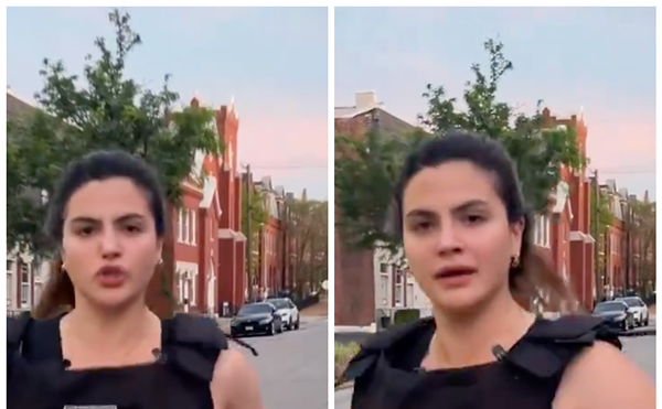 Valentina Gomez went for a little jog through Soulard the other day, and, at least for our correspondent, hilarity ensued.