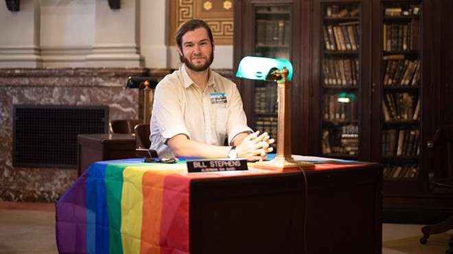 Newly elected St. Louis Alderman Bill Stephens credits the LGBTQ community with inspiring him to run for office.