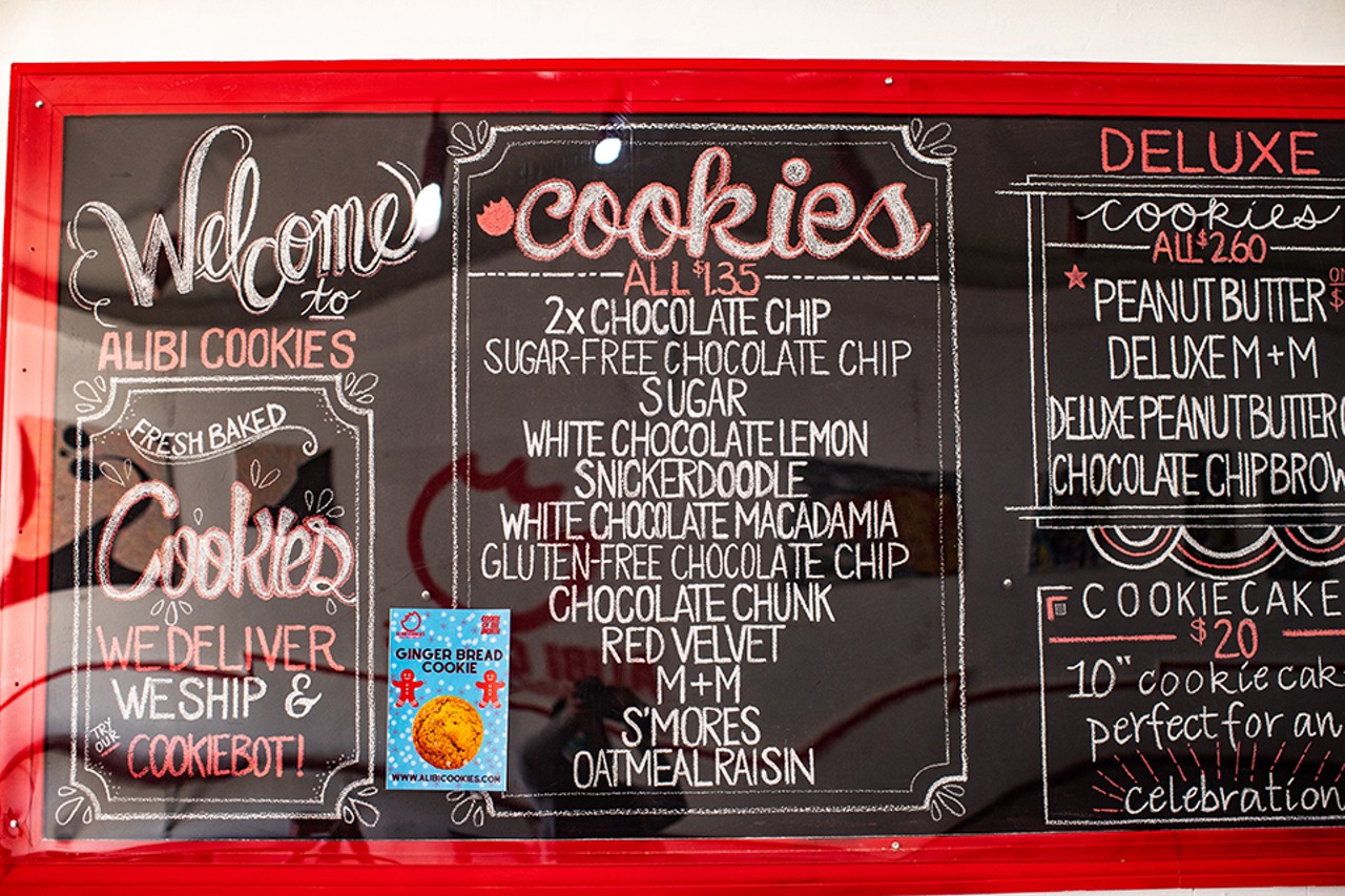 The cookie menu.