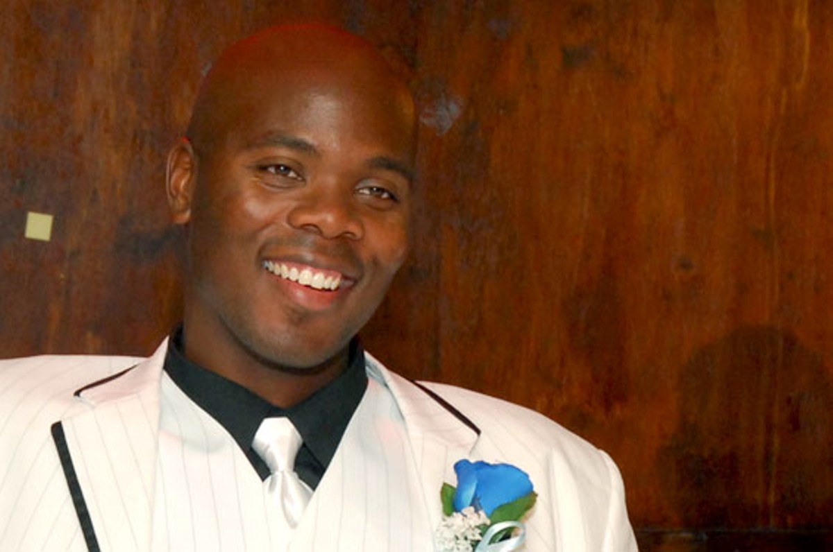 Cornealious &ldquo;Mike&rdquo; Anderson on his wedding day in 2008, six years after he was supposed to have retuned to prison.