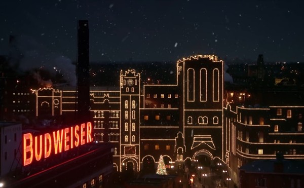 The Anheuser-Busch brewery in Soulard will be lit.