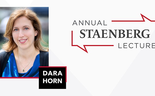Annual Staenberg Lecture feat. Dara Horn