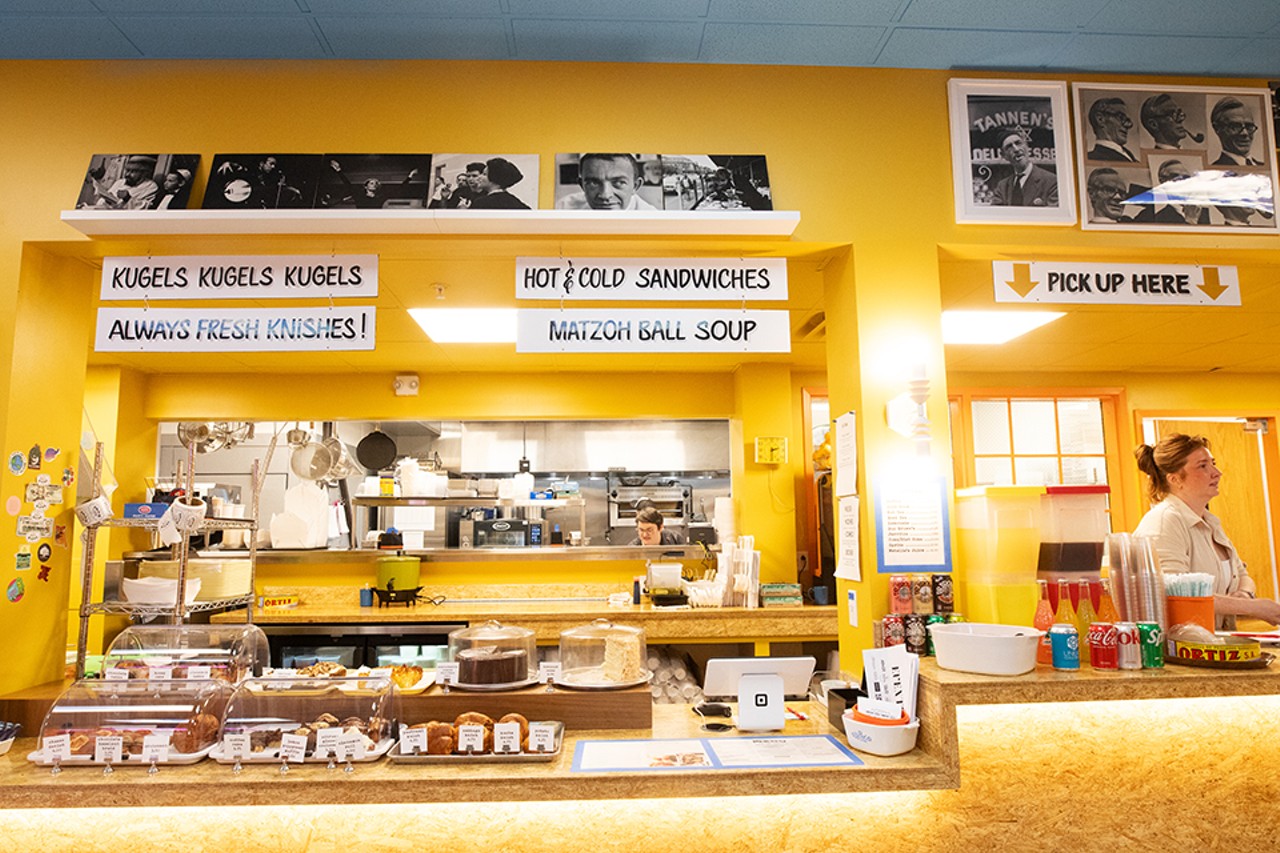 The sandwich counter.