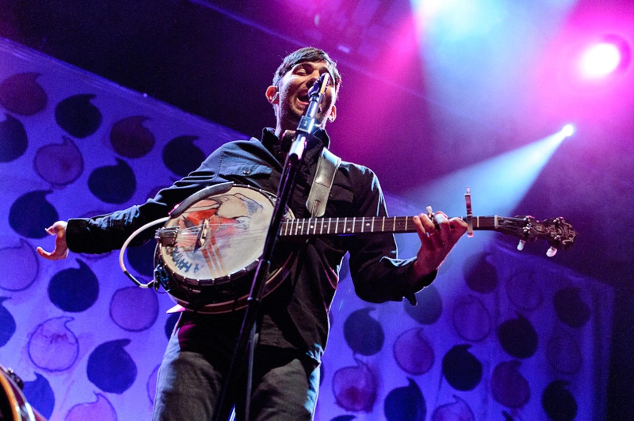 Scott Avett of The Avett Brothers performing at The Pageant.