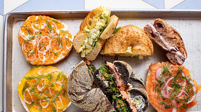 Selection of bagels from Bagel Union.