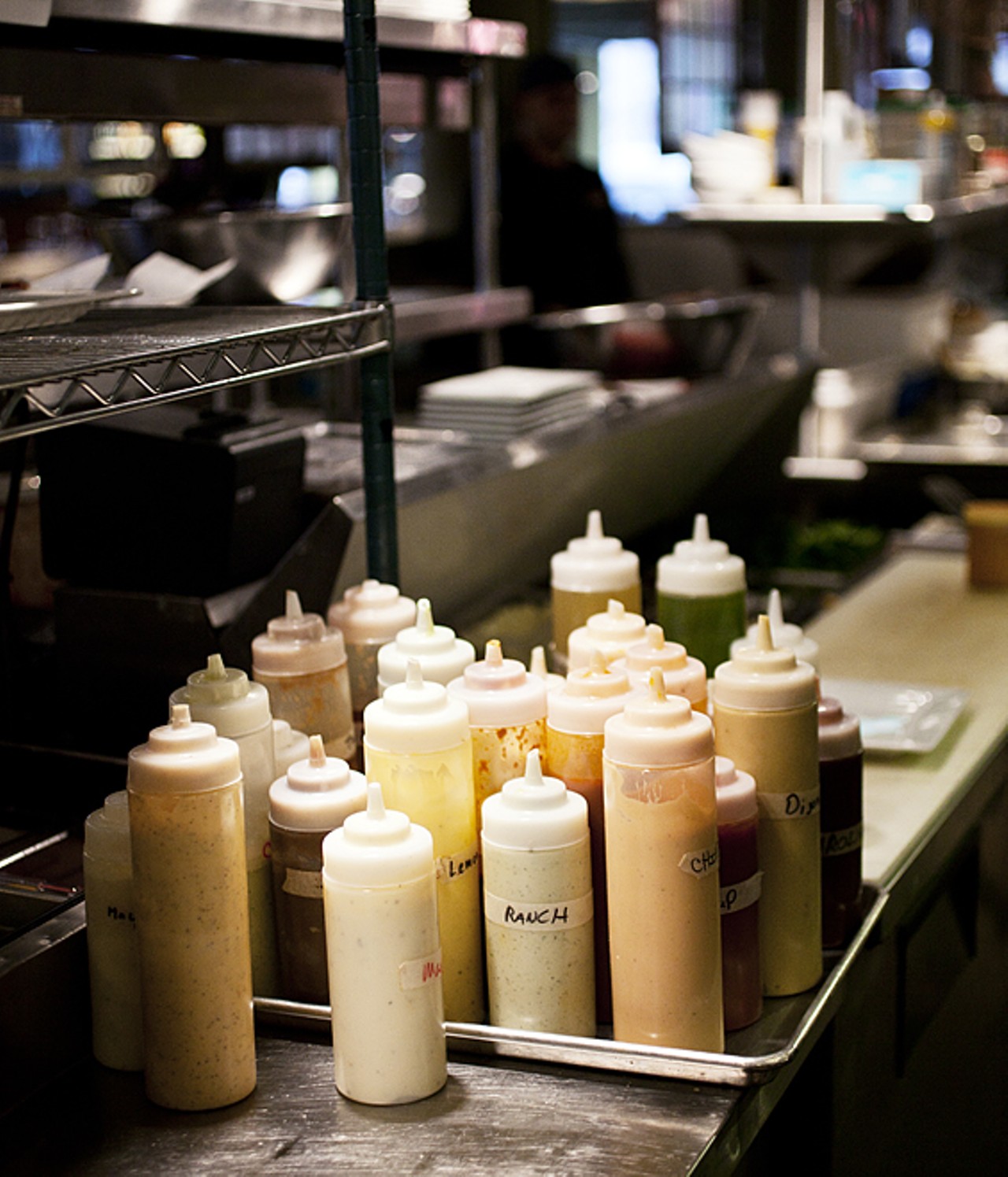 All sauces are made in-house.