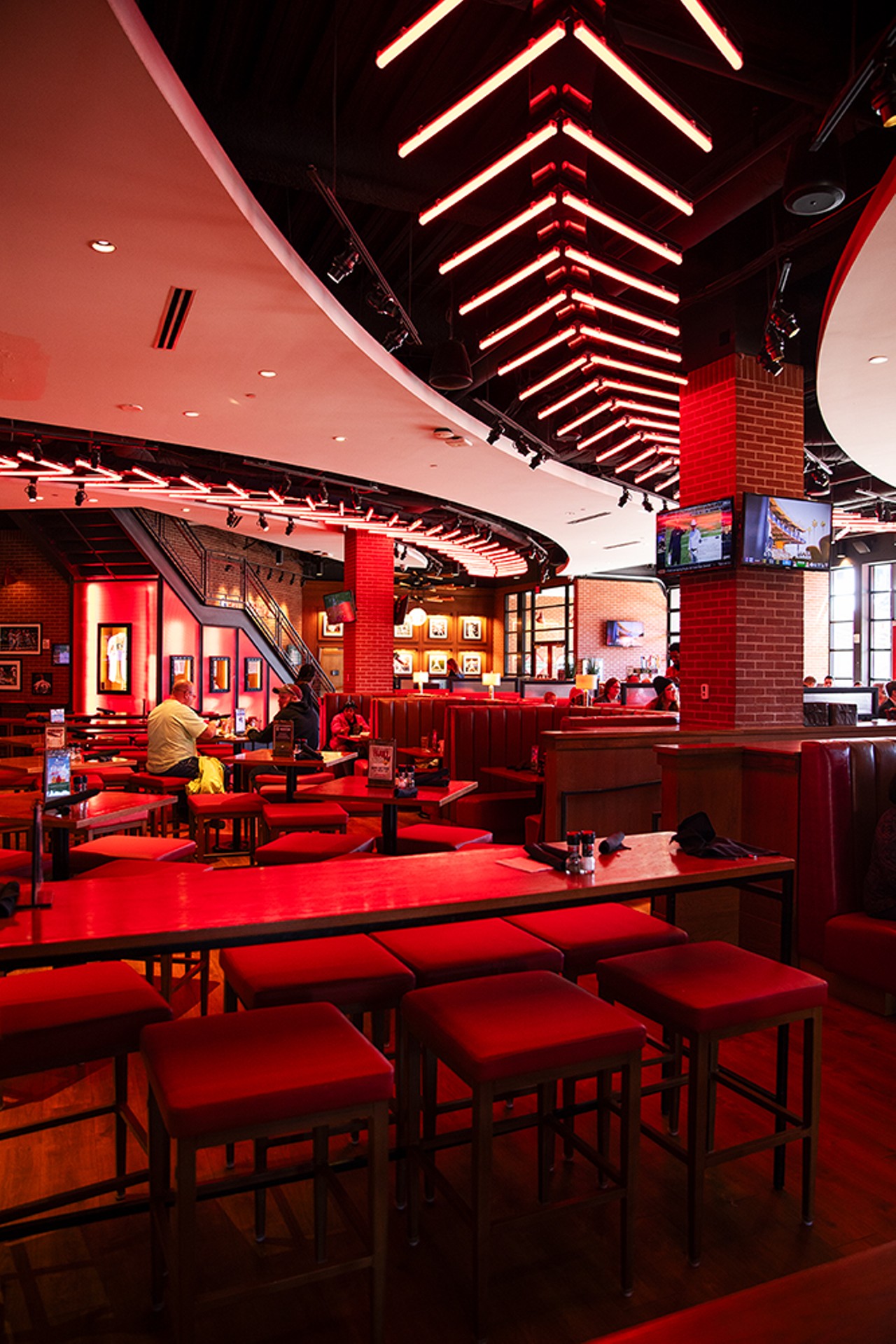 The 34,000-square-foot restaurant, bar and venue Cardinals Nation is a popular gathering spot.