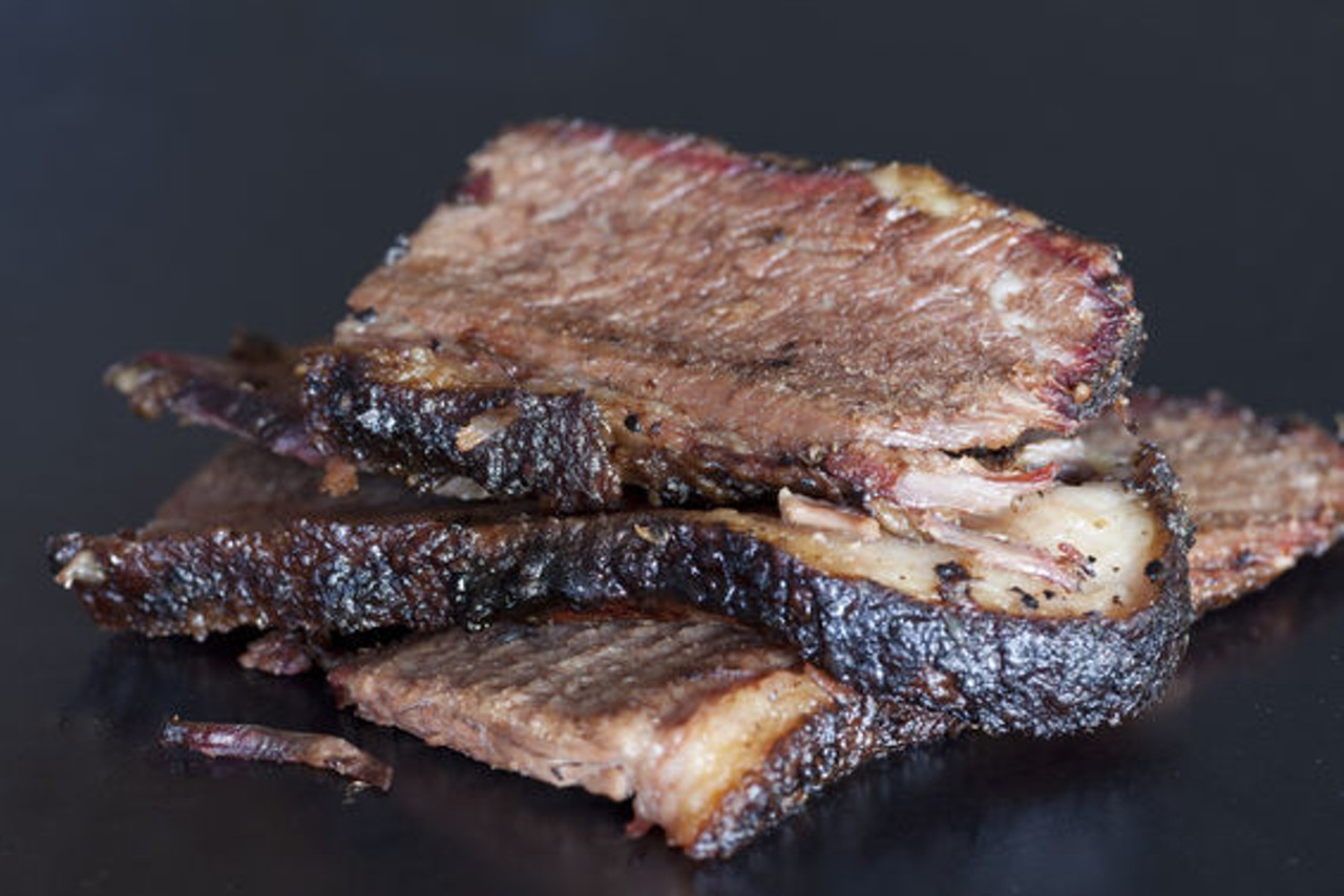 Just look at this brisket from Bludso's Bar and Que in Hollywood. Behold it. Cherish it. Make it your own.