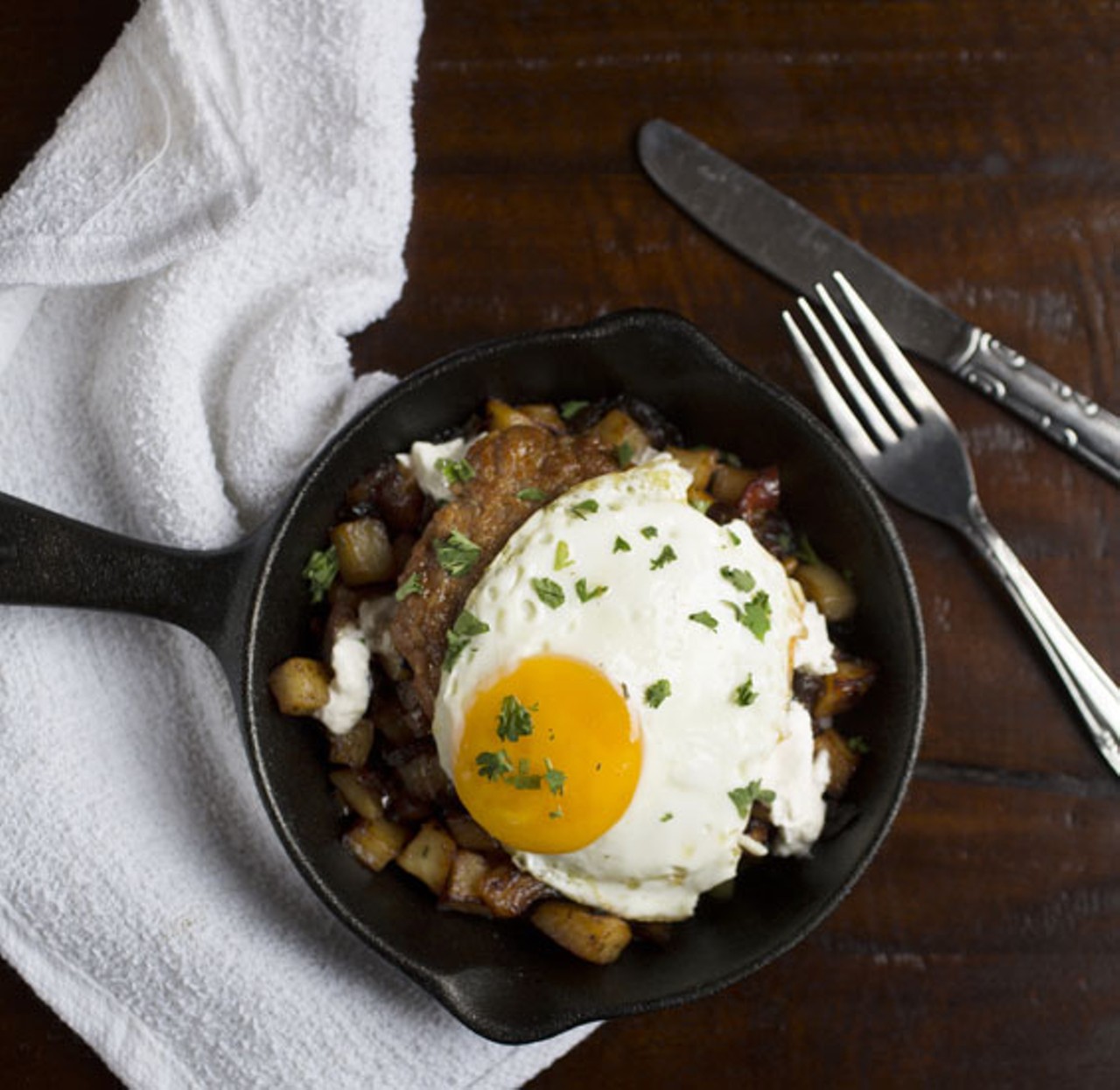Look for this breakfast skillet when Bella Vino rolls out brunch service on Sunday, March 2.