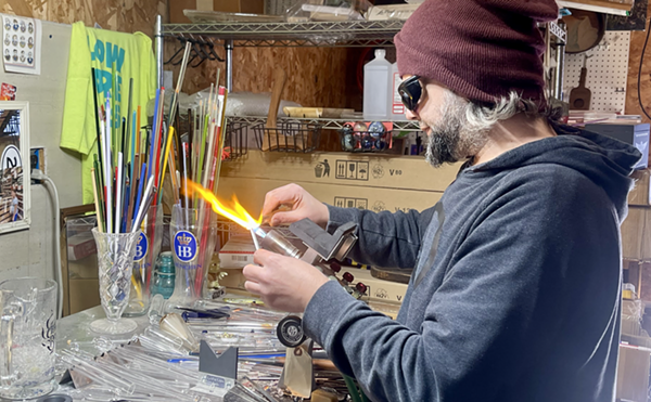 Benjamin Cornwell creates mesmerizing marbles and pipeware in his south St. Louis garage.