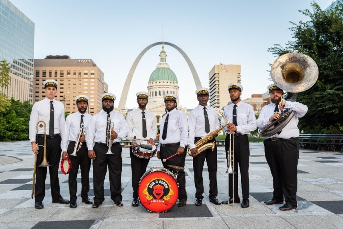 The Red and Black Brass Band.