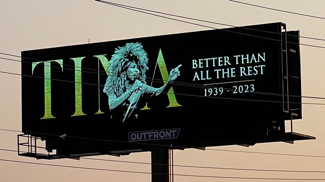 Tina Turner billboard.