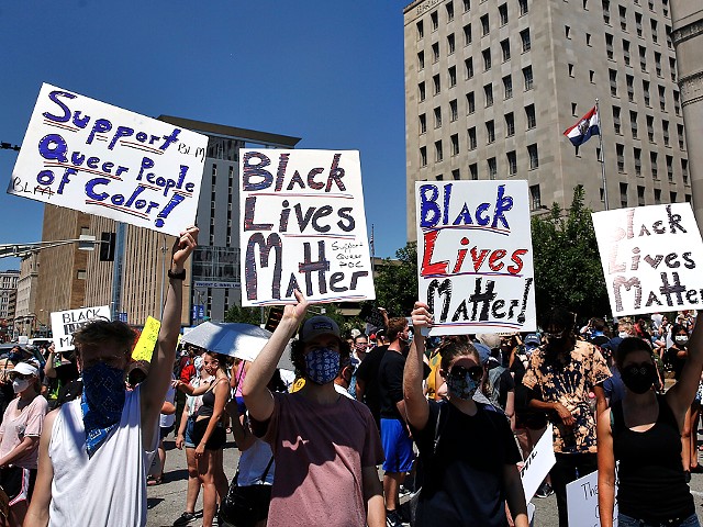 Thousands of protesters marched in downtown St. Louis last summer in an act of solidarity against police violence.