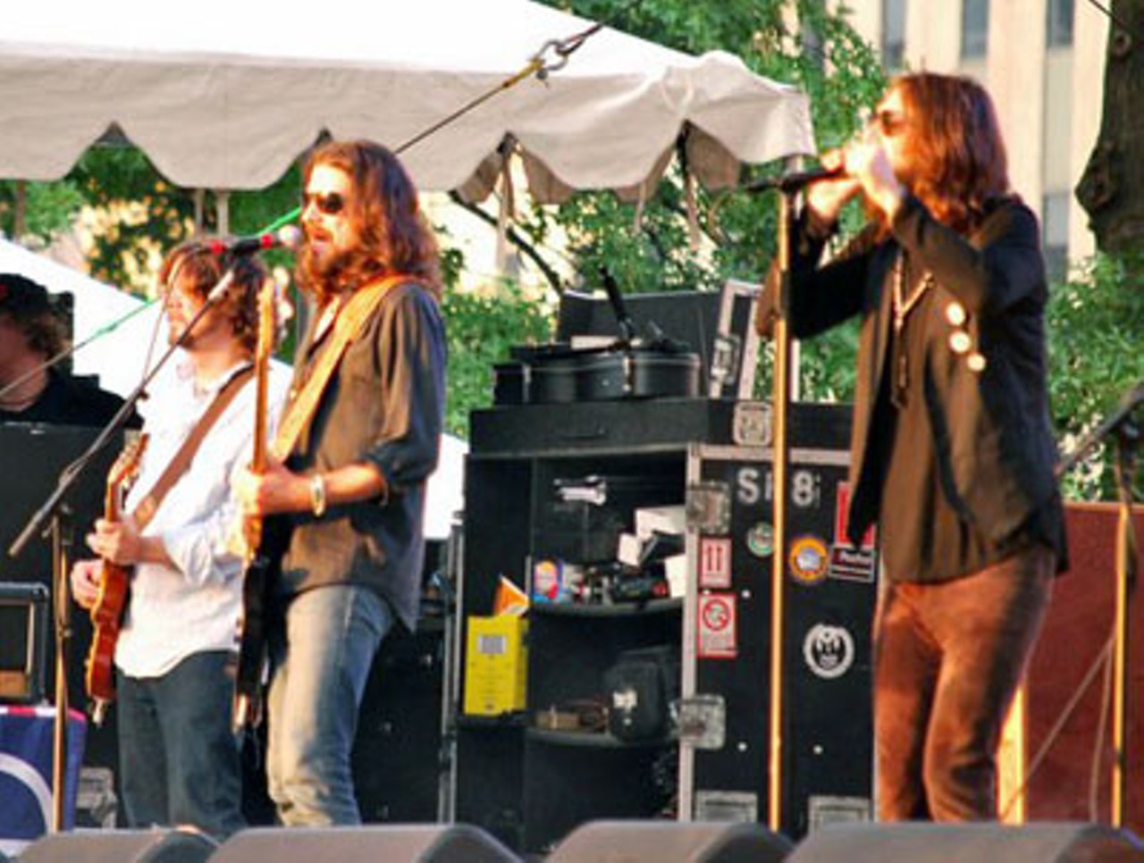 The Black Crowes perform Friday, July 25, 2008.