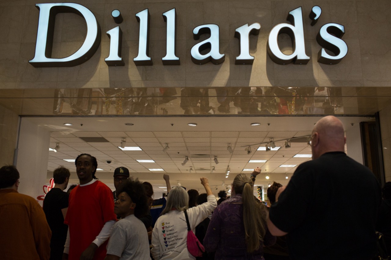 Black Friday Protest at Galleria Leads to Seven Arrests