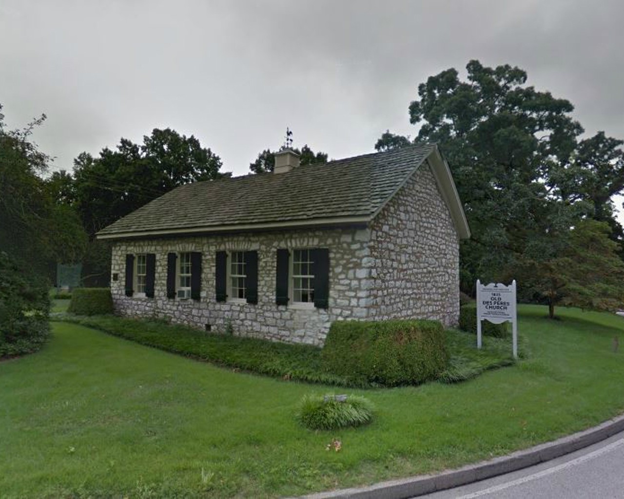 Old Stone Meeting House
2320 N. Geyer Road, 314-432-8029
Though the location goes by the name &#147;Old Des Peres Church&#148; now, it was nicknamed the Old Stone Meeting House. The church was built by settlers in 1834, but it would serve as an important stop along the Underground Railroad just a few decades later. It was added to the National Register of Historic Places in 1978.
Photo courtesy of Google Maps