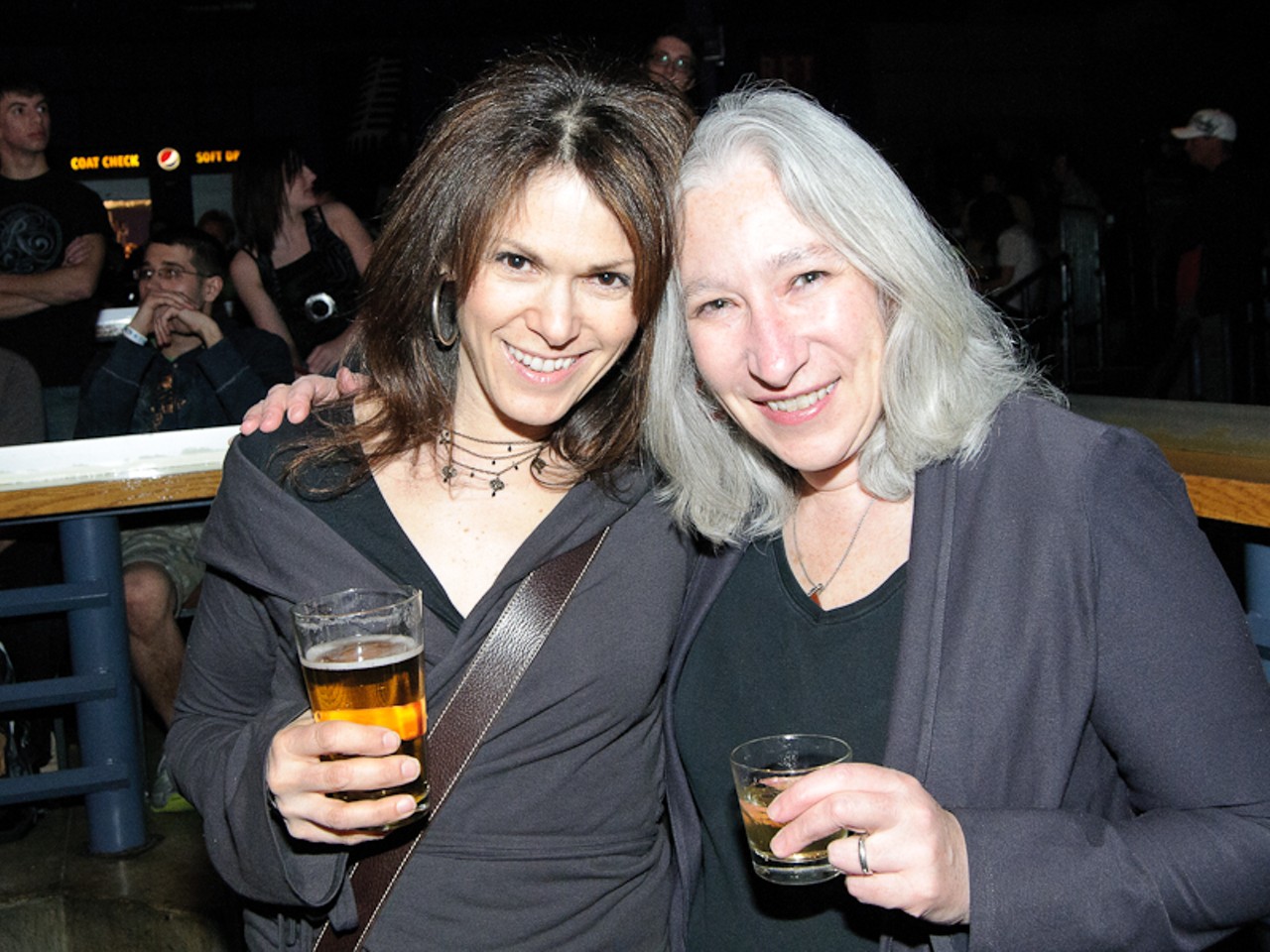 Karen Tedesco and Liza Finkel, looking for nothing more than a fun night out.