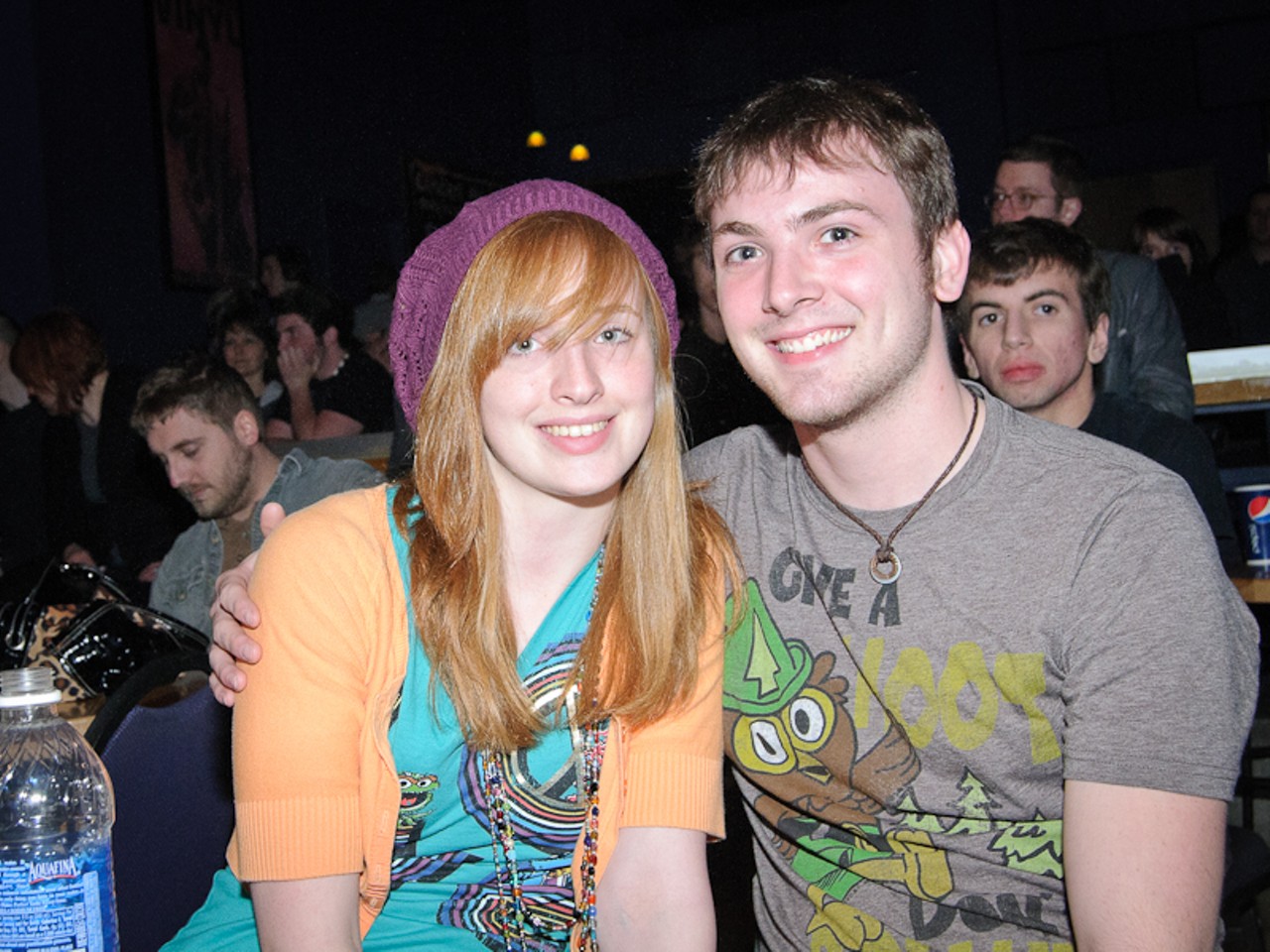 Newlyweds Maggie Cook and Forrest Linn drove in from Pittsburg, Kansas, to see BRMC.