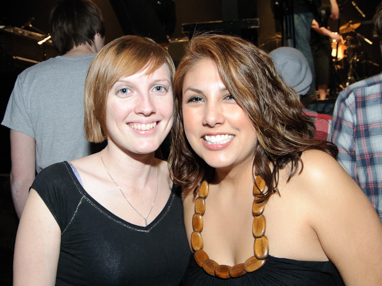 Kerrien Summers brought her friend Danielle Aguilar out Tuesday to see BRMC and Band of Skulls.