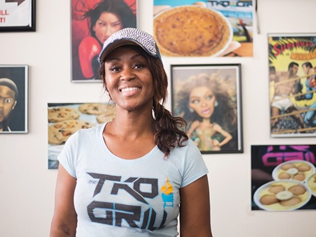 TKO Grill chef-owner Toronza “Tee” Cozart's menu is inspired by family recipes handed down to her from her mother.