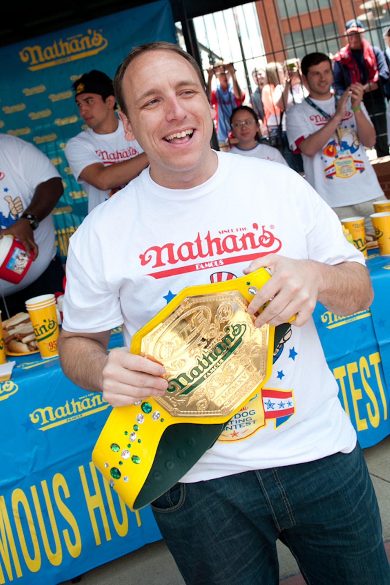 Busch Stadium Hosts Nathan's Famous Hot Dog-Eating Contest