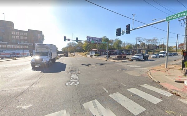 The intersection where the fatal accident occurred last November.
