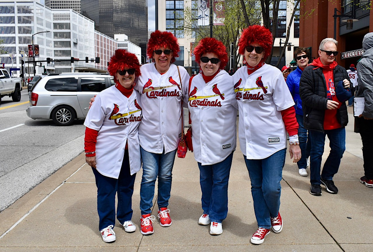 Photos: St. Louis Cardinals fans turn downtown into 'a sea of red' on Opening  Day