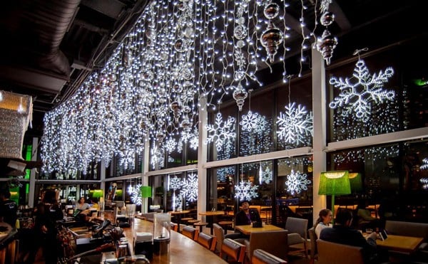 The bar 360 will be decked out like a snow globe this holiday season.