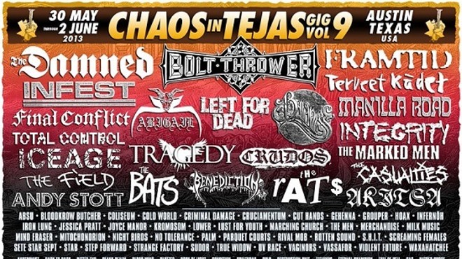 Chaos in Tejas 2013 Review: Infest, Los Crudos, Left For Dead, Framtid and More