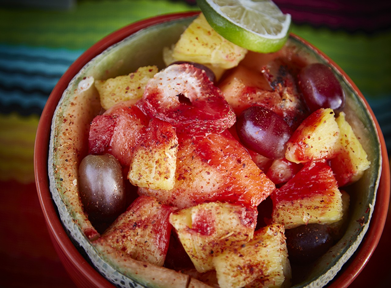 Chaparritos Mexican Restaurant fruit treat.