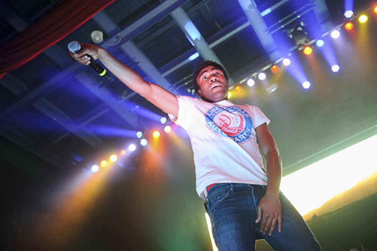 Childish Gambino, AKA Donald Glover, performing to a sold out crowd at the Pageant in St. Louis on June 7, 2012.