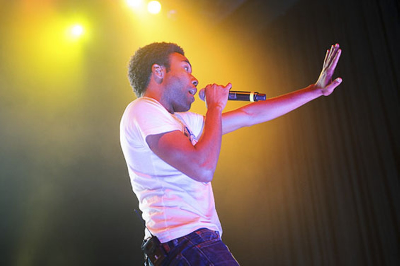 Childish Gambino, AKA Donald Glover, performing to a sold out crowd at the Pageant in St. Louis on June 7, 2012.