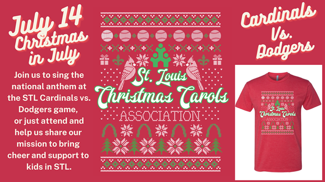 Christmas in July with the St. Louis Cardinals and the St. Louis Christmas Carols Association