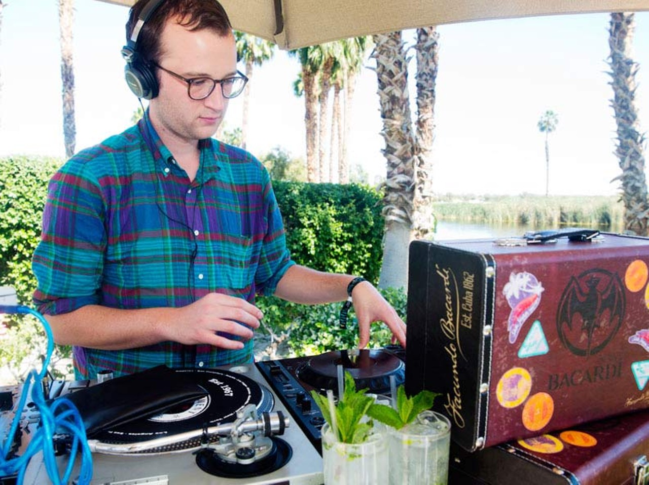 Chris Baio of Vampire Weekend at The Soho House Pop Up with Bacardi