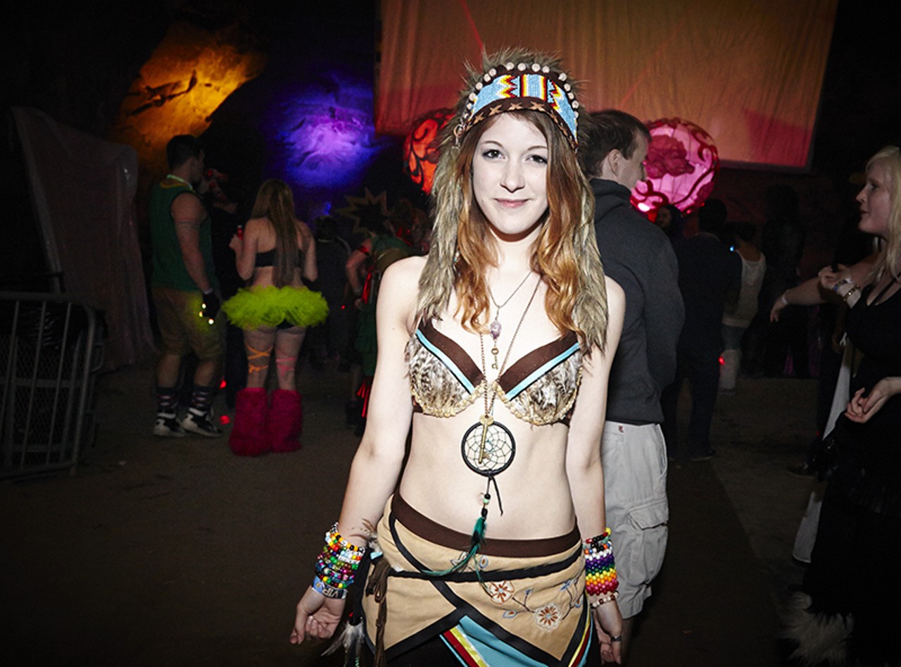 Costumes, EDM and Fire at Crystal City Underground