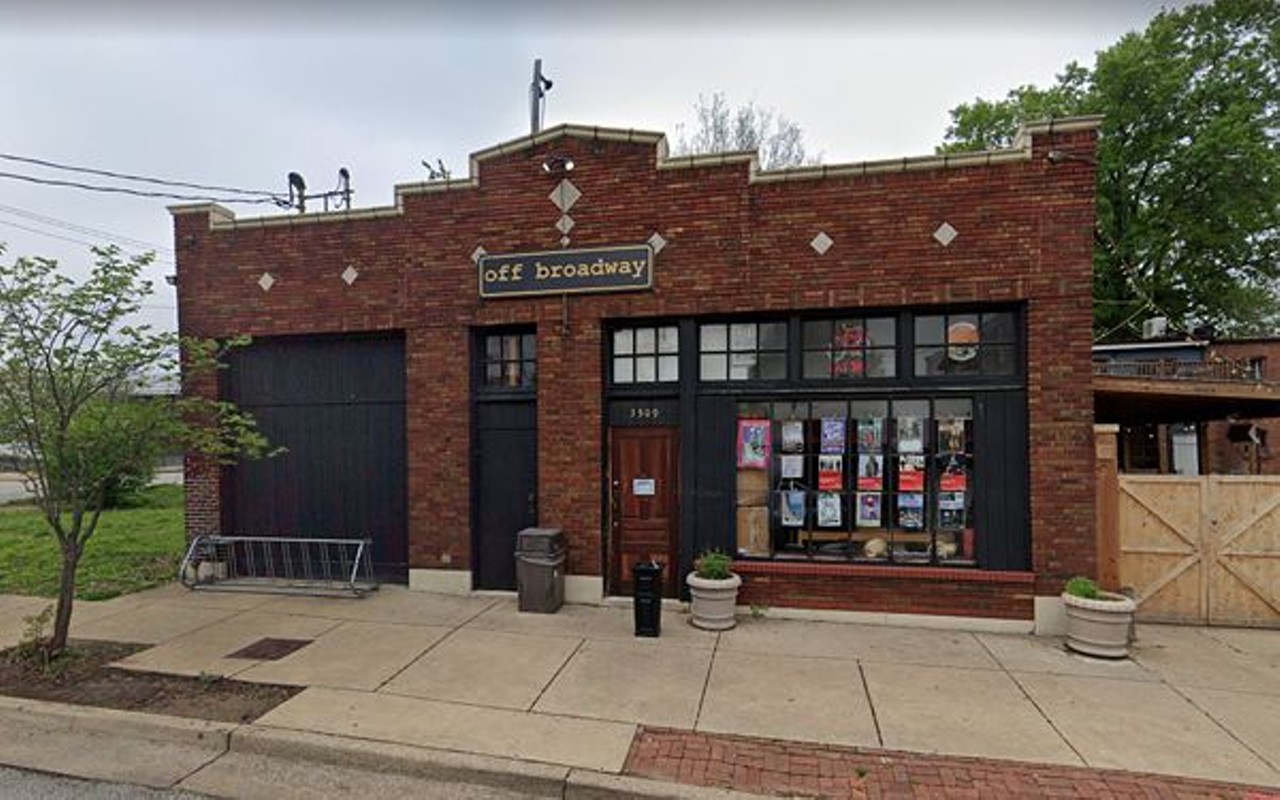 Off Broadway
(3509 Lemp Avenue, no phone number)
On August 11, the music venue began its new policy. The business will require at least one dose of a COVID-19 vaccination or a negative COVID-19 test, according to a Facebook post.
Photo credit: Google Maps