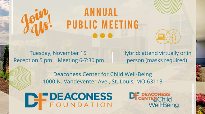 Deaconess Foundation and Deaconess Center for Child Well-Being Joint Annual Meeting