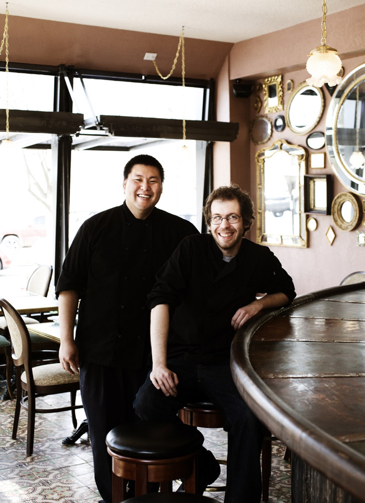 On left is Head Chef Je Kang and, on right, is Sous Chef Jon Huntley.