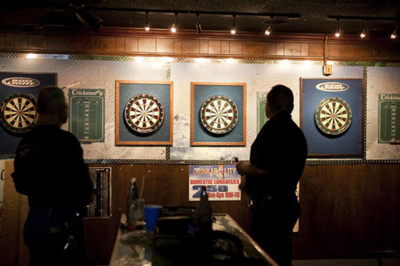 As is darts. 
Copper Spur Saloon in Dallas, Texas.